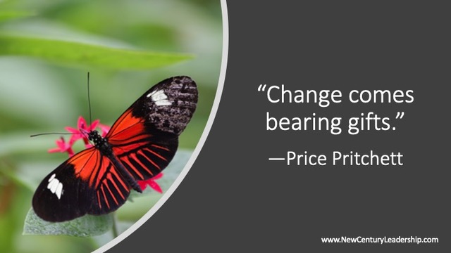 Change Comes Bearing Gifts